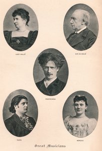 الموسيقيون العظماء - اللوحة X. ، c1880 ، 1895