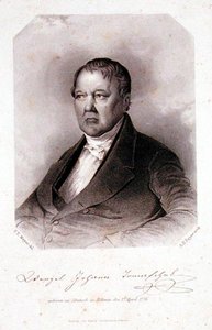 صورة لنزل يوهان توماشيك (1774-1850) نقشها ألبرت هنري باين (1812-1902) (نقش) بواسطة FT (بعد) ماير