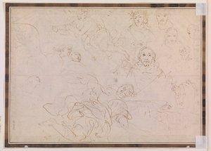 الدنماركية: دراسات لرأس المسيح وملائكته بواسطة قناة فابيو