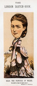 الكسندرا الدنماركية ، أميرة ويلز ، 1874.