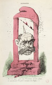 كاريكاتير أوتو فون بسمارك (1815-1898) 1870