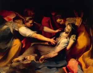إغماء العذراء ، تفاصيل من "ترسب الصليب" بواسطة Federico Fiori Barocci أو Baroccio