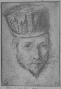 Francesco Maria della Rovere (طباشير أحمر وأسود على ورق) بواسطة Federico Fiori Barocci أو Baroccio