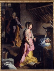 لوحة Nativite التي رسمها Federico Barocci تسمى The Baroche أو Il Baroccio (1528-1612)