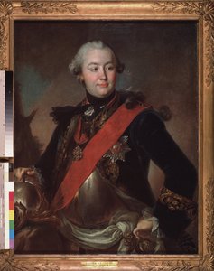 صورة للقائد العسكري والسياسي ، المفضلة للإمبراطورة كاثرين الثانية (1729-1796) ، الكونت جريجوري أورلوف (أو أورلوف)