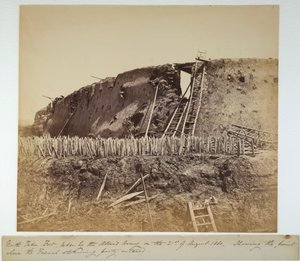 حصن تاكو الشمالي ، 21 أغسطس 1860 (صورة بالأبيض والأسود) بواسطة فيليس بيتو