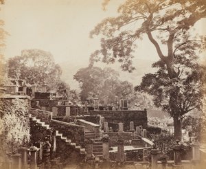 مقبرة المعبد الياباني ، شونتوجي ، ناغازاكي ، ج. 1867.