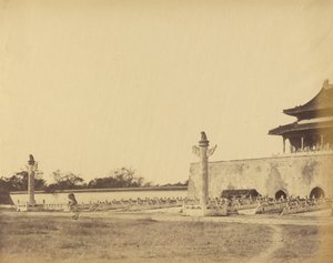 مدخل القصر الشتوي ، بيكين ، أكتوبر 1860 بواسطة فيليس بيتو