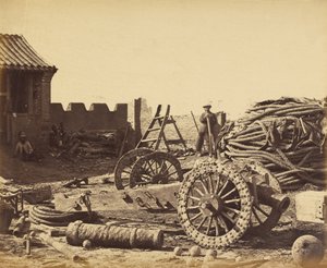 داخل Pehtang يعرض المجلة والمسدس الخشبي ، 1 أغسطس 1860 بواسطة فيليس بيتو