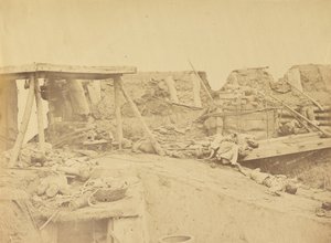 الجزء الداخلي من المدخل البريطاني ، نورث فورت 21 أغسطس 1860 بواسطة فيليس بيتو