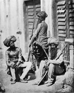 ضباط السيخ خلال التمرد الهندي ، 1858