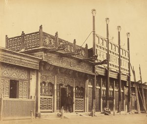 شارع ومتاجر في مدينة Pekin التتار ، 29 أكتوبر 1860 بواسطة فيليس بيتو