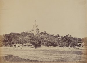 المعبد العظيم في القصر الإمبراطوري الشتوي ، بيكين ، 29 أكتوبر 1860 بواسطة فيليس بيتو
