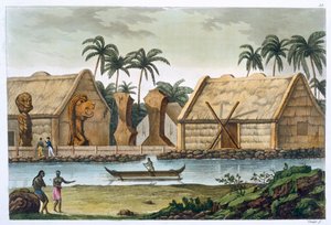 "قبر Tamahamah في Kaiakakooa ، جزر ساندويتش" ، 1820-1839