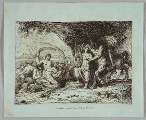 تعليم أخيل بواسطة Centaur Chiron كيفية تشغيل Lyre بواسطة فيليس جياني