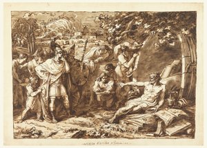 رسم، الإسكندر الأكبر وديوجين، 1820-1822 بواسطة فيليس جياني