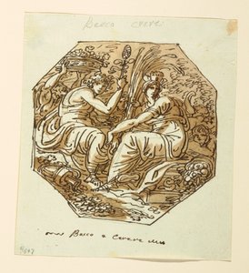 رسم، باخوس وسيريس، 1800-1825، 1800-1825 بواسطة فيليس جياني