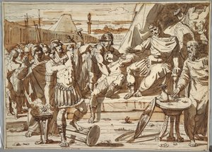 الرسم، كايوس موشيوس سكايفولا وبورسينا، 1800-1820 بواسطة فيليس جياني