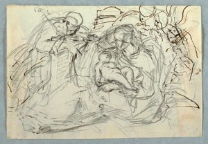 رسم العائلة المقدسة، 1800-1825، 1800-1825 بواسطة فيليس جياني
