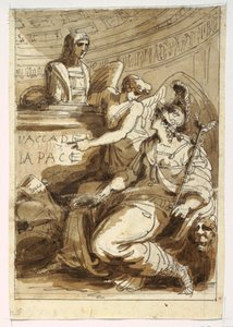 رسم، نصب تذكاري لأكاديمية ديلا بيس، 1810-1820 بواسطة فيليس جياني