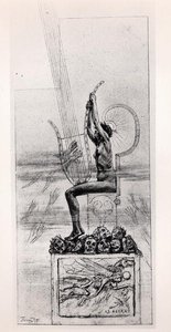 The Great Lyre ، مقدمة من قصائد لستيفان مالارم (1842-98) بواسطة فيليسيان روبس