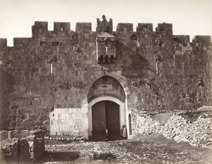 باب القديس اسطفانوس في القدس بواسطة فيليكس بونفيس