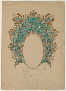 تصاميم لمرآة اليد ، ج. 1900-1902. بواسطة فيليكس براكيموند