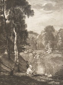 The Bois de Boulogne ، 1857. بواسطة فيليكس براكيموند