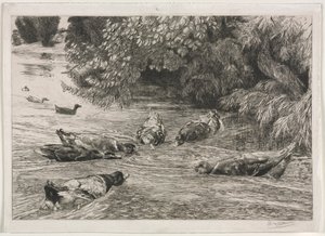 علامة الاستفهام ، ج. 1865. بواسطة فيليكس براكيموند