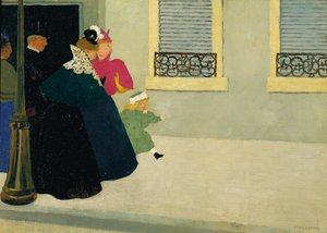 المشي ، c.1895 بواسطة فيليكس إدوارد فالوتون