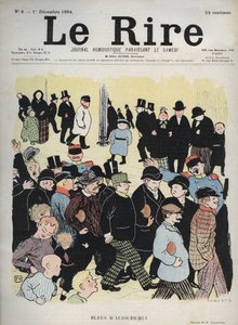 غلاف جريدة "Le Rire" ، رقم 4 ، 1 ديسمبر 1894: كآبة اليوم - رسم فيليكس فالوتون بواسطة فيليكس إدوارد فالوتون