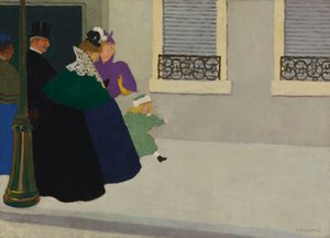في المشي ، ج. 1895. بواسطة فيليكس إدوارد فالوتون