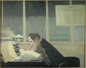 صورة فيليكس فينيون (1861-1944) ، ناقد فني ، صحفي ومدير مجلة في La revue blanche "لوحة لفيليكس فالوتون (1865-1925) (ec.suiss) بواسطة فيليكس إدوارد فالوتون