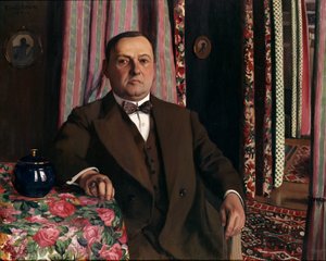 صورة لجورج حسن 1913 بواسطة فيليكس إدوارد فالوتون