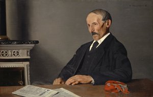 البواب القديم ، 1893. بواسطة فيليكس إدوارد فالوتون
