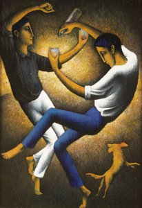 Les Deux Basques ، حوالي عام 1912 (زيت على قماش)