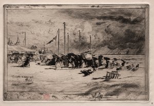 صرخة في تروفيل ، 1874. بواسطة فيليكس هيلير بوهوت