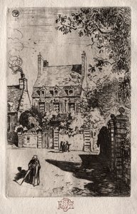 في المقاطعة: The House at Orléans ، ج. 1875. بواسطة فيليكس هيلير بوهوت