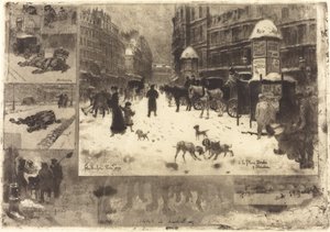 شتاء باريس شتاء في باريس 1879. بواسطة فيليكس هيلير بوهوت