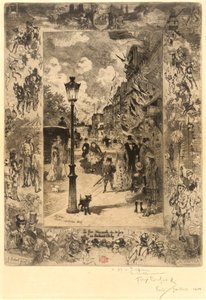 العطلة الوطنية في بوليفارد كليشي عطلة وطنية في بوليفارد دي كليشي ، 1878. بواسطة فيليكس هيلير بوهوت