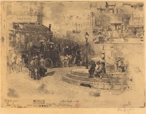 ضع Pigalle في عام 1878 (Place Pigalle في عام 1878) بواسطة فيليكس هيلير بوهوت