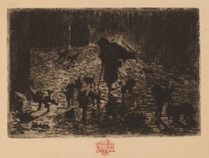 ليس Noctambules The Night Prowlers ، 1876-1877. بواسطة فيليكس هيلير بوهوت