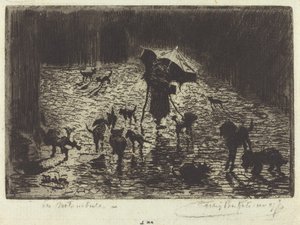 ليس Noctambules The Night Prowlers ، 1876 - 1877. بواسطة فيليكس هيلير بوهوت