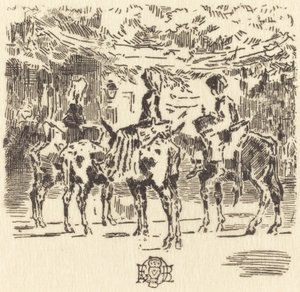 حمير لوشون الصغيرة ، 1873. بواسطة فيليكس هيلير بوهوت
