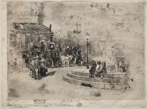 ضع Pigalle في عام 1878 ، 1878. بواسطة فيليكس هيلير بوهوت