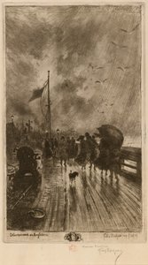 هبوط في إنجلترا ، الهبوط في إنجلترا عام 1879. بواسطة فيليكس هيلير بوهوت