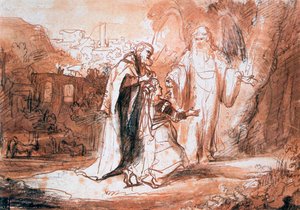 ظهر ملاك الرب لزوجة منوح ... ، c1636-1680 بواسطة فرديناند بول