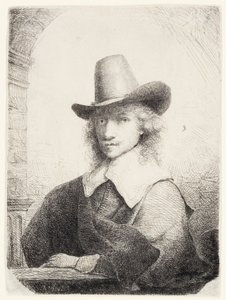 رجل في القبعة العالية ، c.1645-50 بواسطة فرديناند بول