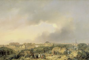 قلعة أنتويرب بعد فترة وجيزة من حصار 19 نوفمبر - 23 ديسمبر 1832 ، واستسلام غارسون الهولندي للفرنسيين بواسطة فرديناند دي براكيلير (أنا)