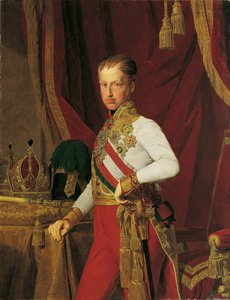 صورة لإمبراطور النمسا فرديناند الأول 1793-1875 ، 1839. بواسطة فرديناند جورج والدمولر